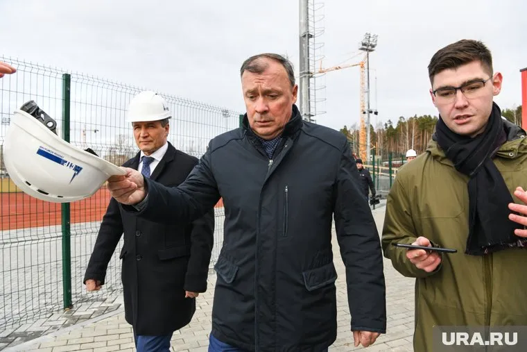 Торжественная закладка здания для спортивного комплекса Калининец. Екатеринбург