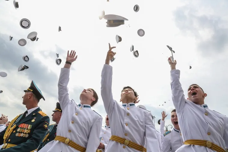 Выпускной Тюменского кадетского президентского училища. Тюмень