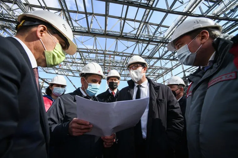 Приезд Дмитрия Чернышенко. Екатеринбург