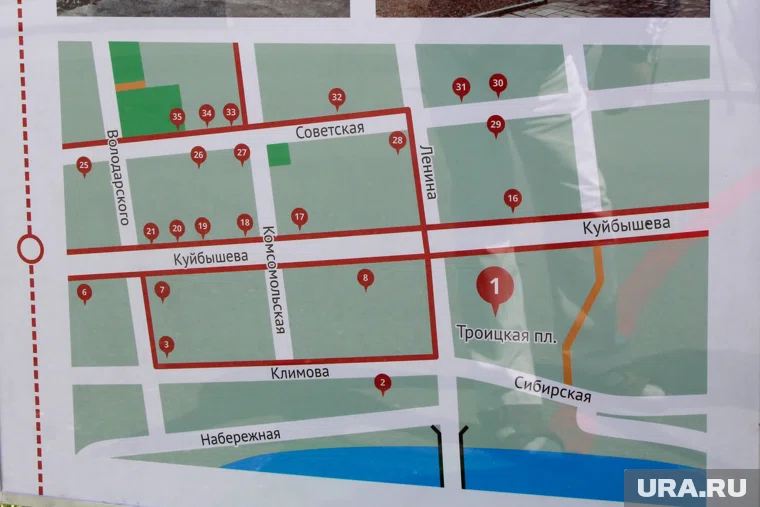 Туристический маршрут в Кургане