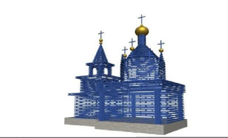В парке "Ачикуль" установят макет храма с подсветкой