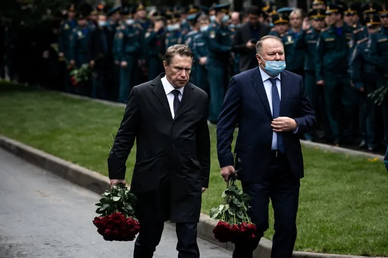 Прощание с Евгением Зиничевым. Москва