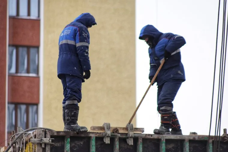 Строительные площадки на улице Зорге. Курган