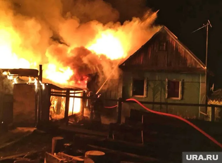 Страшный пожар произошел рано утром, когда все спали