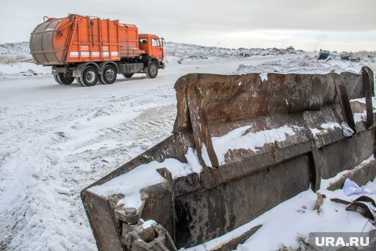 Вывоз мусора в Александровском округе застопорился из-за морозов