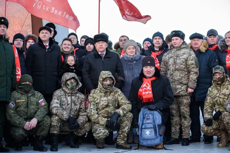 Кандидат в президенты от КПРФ Николай Харитонов. Екатеринбург