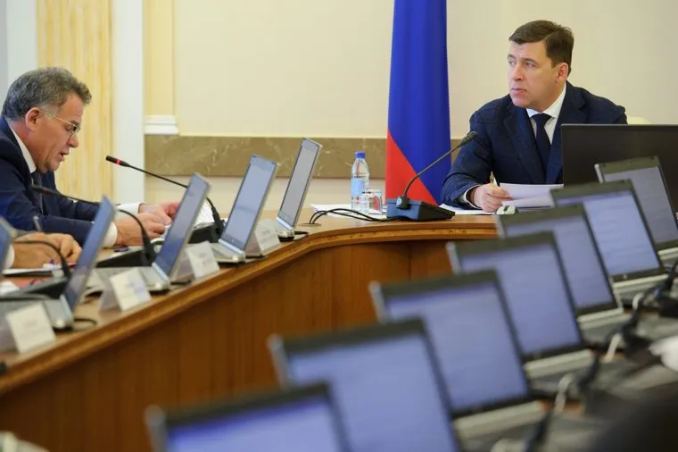 Заседание правительства Свердловской области. Екатеринбург, тунгусов владимир, куйвашев евгений, заседание правительства со