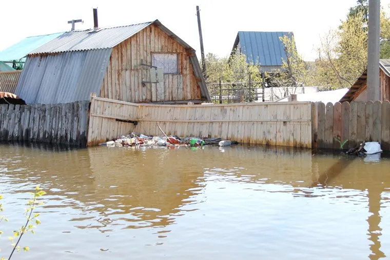 Паводок Затопленные домаКурган, паводок2016, наводнение, затопленные дома