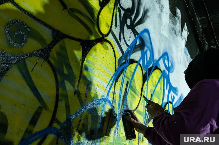 В Судже блогер Апачев получил штраф за разрисовывание стены в Судже матерными выражениями