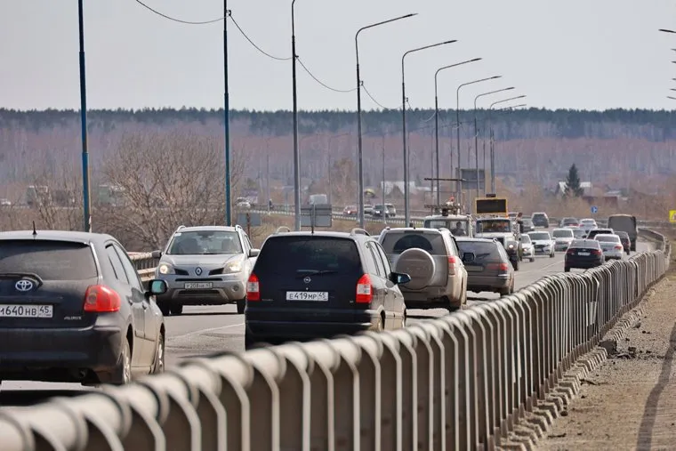 Половодье в районе Омского моста. Курган