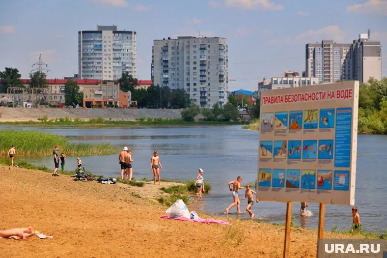 На курганском пляже нашли труп