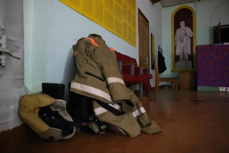 Пожар в селе Березка