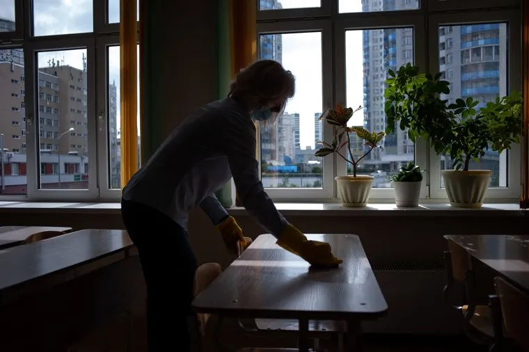 Подготовка в учебному сезону в МБОУ гимназия № 5. Екатеринбург