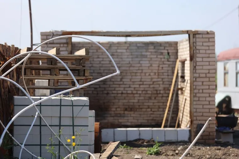 Микрорайон Смолино после пожара. Курган