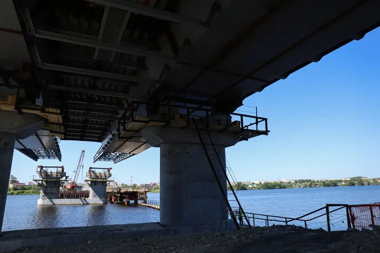 Строительство нового моста. Нижний Тагил