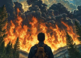 Гигантский пожар на Кузбассе, который разгонял штормовой ветер, удалось потушить