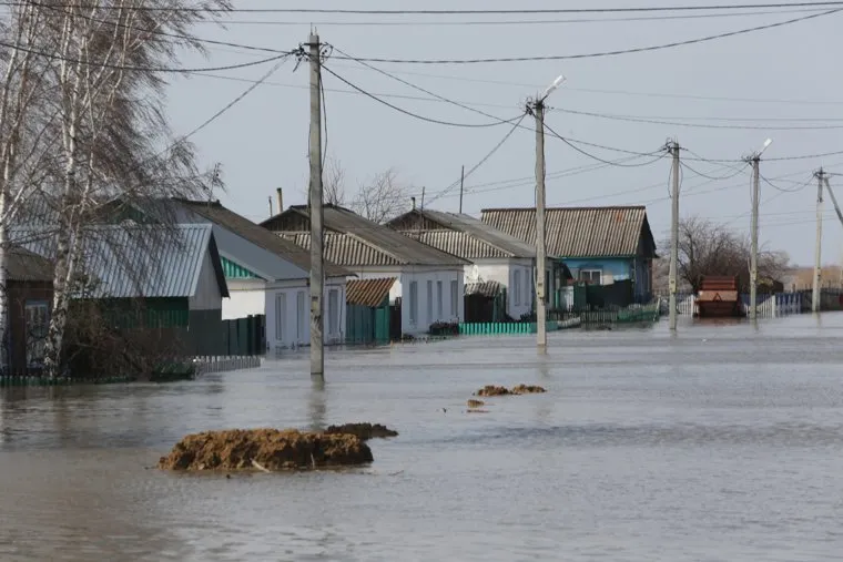 Паводок в Больших Ярках. Казанский район 