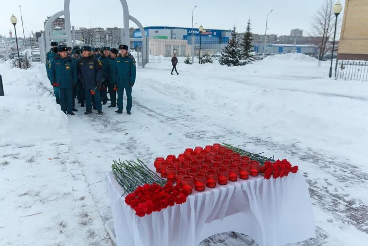 Панихида по погибшим 31 декабря 2018 года. Магнитогорск