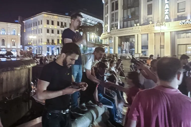 Протесты в Грузии. Тбилиси