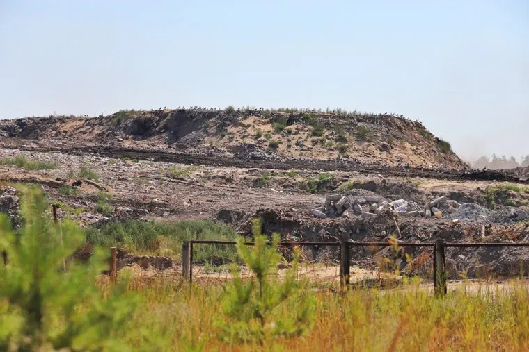 Шуховский полигон. Курган