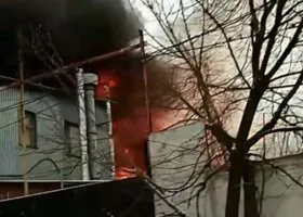 В Подмосковье загорелся огромный рынок