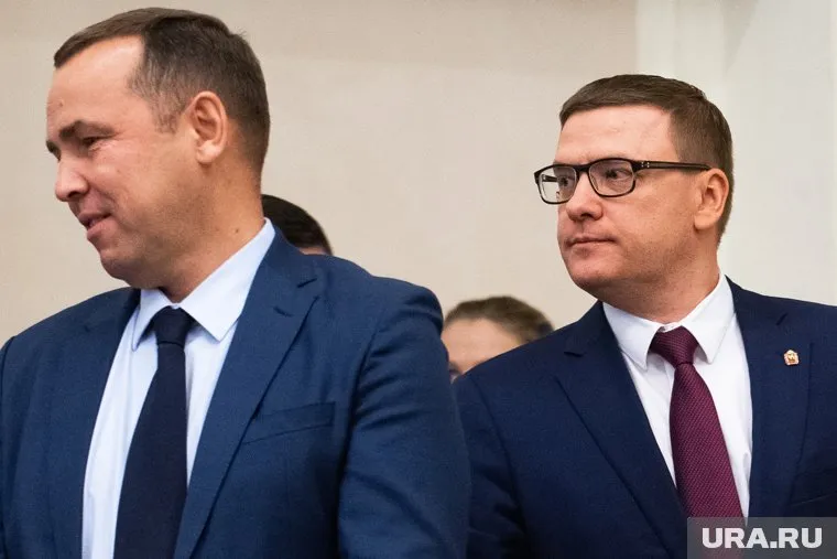 Вадима Шумкова (слева) упрекнули в неосторожной шутке, а Алексея Текслера (справа) — в отсутствии коммуникаций с населением