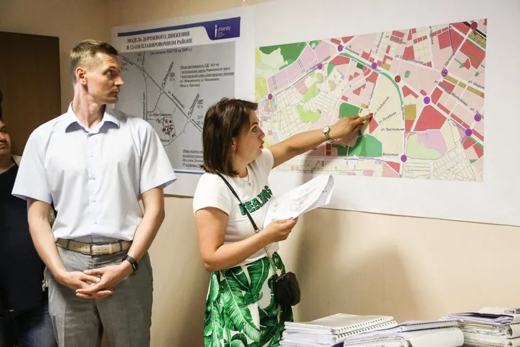 Общественные слушания по строительству развязки в районе д. Комарова. Тюмень