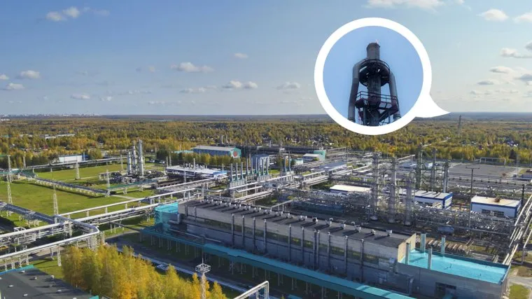Нижневартовский ГПЗ модернизировал факел для сжигания газа