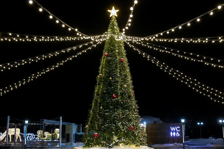 Новогоднее оформление. Тюмень