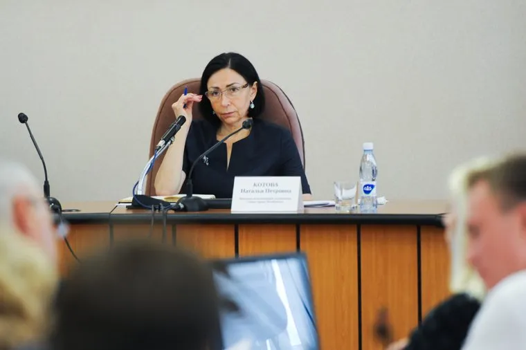 Аппаратное совещание у врип мэра Натальи Котовой. Челябинск