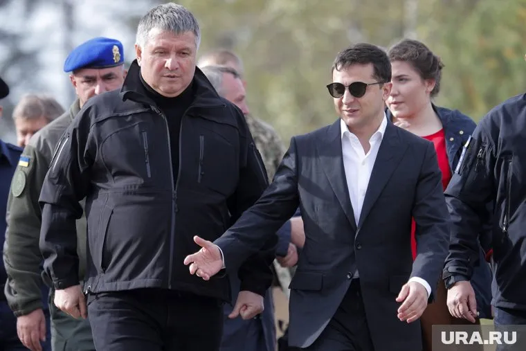 Арсен Аваков (слева) — один из кандидатов на замену Владимира Зеленского