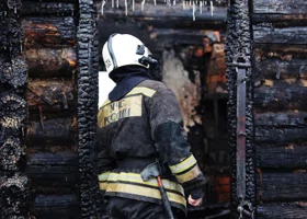 В Кургане два человека погибли в пожаре, вспыхнувшем в их квартире