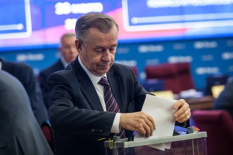 Первое заседание ЦИК в новом составе. Москва