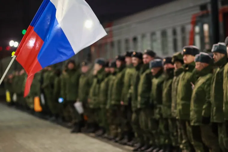 Отправка мобилизованных. Тюмень