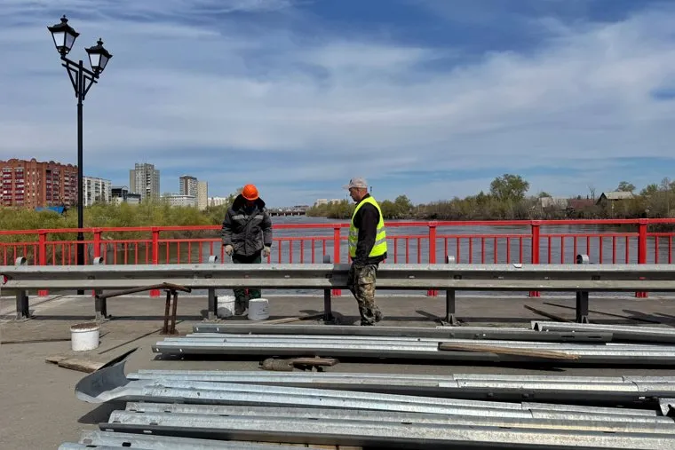 Кировский мост готовят к открытию. Курган