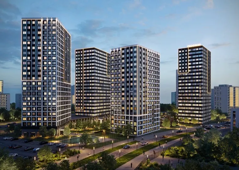 «PROGRESS Академический» состоит из трех домов переменной этажности