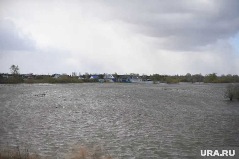 В Ильинке река Ишим убывает