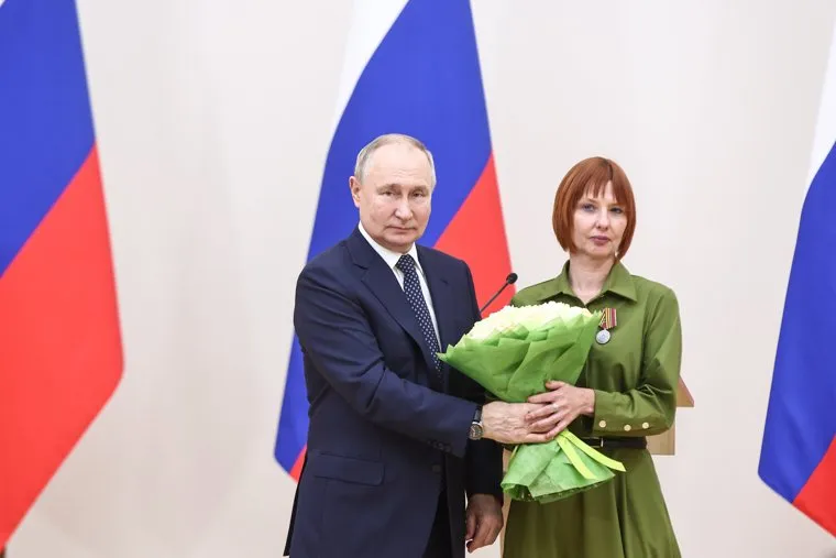 Владимир Путин на приветствии членам избирательных комиссий. Москва