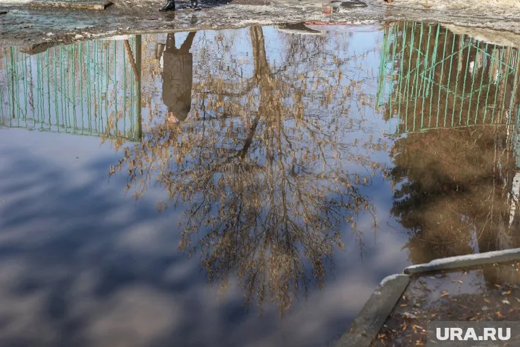 В Курганской области затопило подъезд к селу
