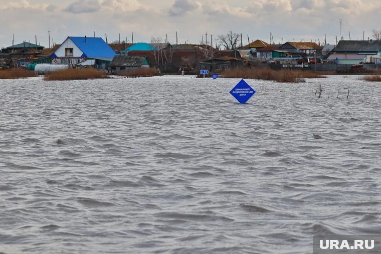 Паводок усиливается в Курганской области
