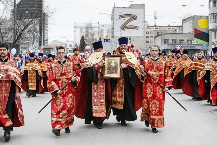 Прибытие благодатного огня. Екатеринбург