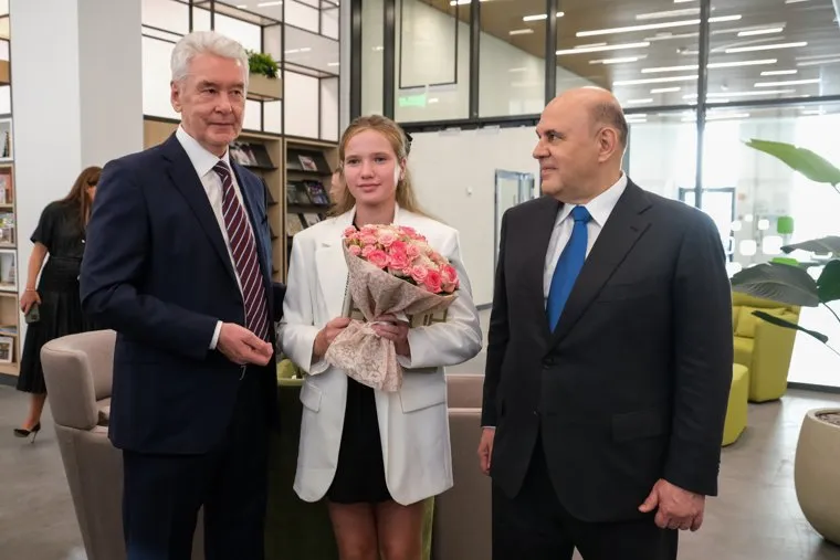 1 сентября М.В. Мишустин посетил школу 1579. Москва