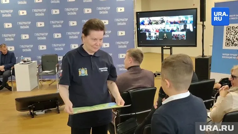 Марк из Сургутского района попросил главу Югры Наталью Комарову передать рисунок президенту