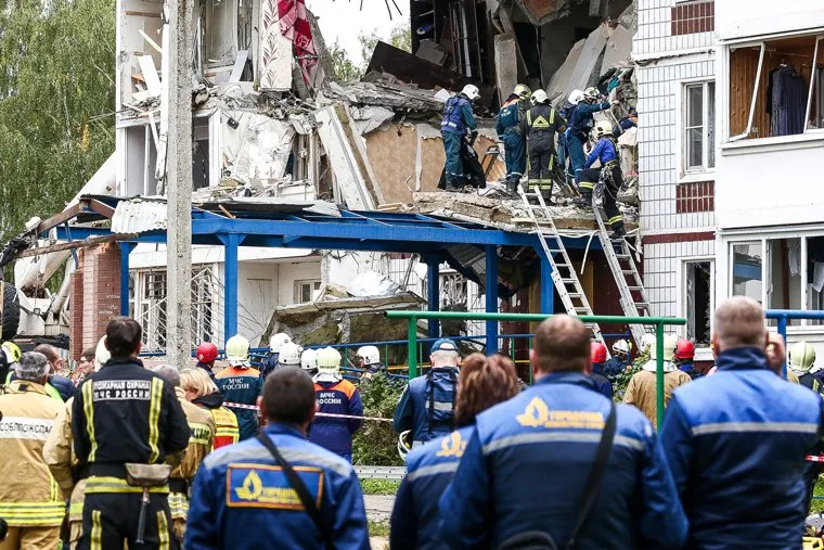 Взрыв в жилом доме. Москва