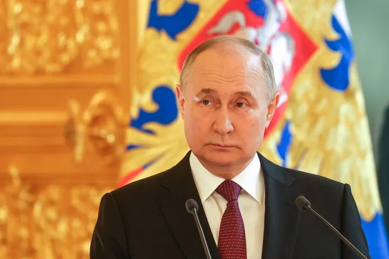 Президент России Владимир Путин на встрече с доверенными лицами. Москва