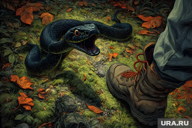 По словам зоолога Рыбалтовского, в красноярской тайге водится только один вид змей