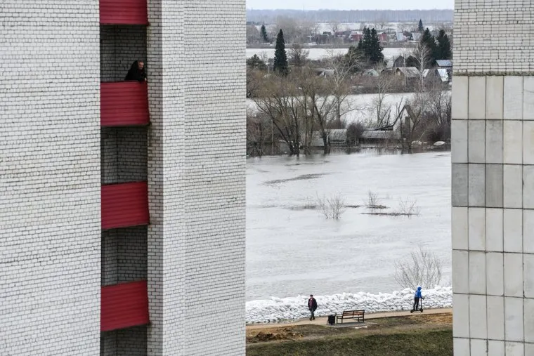 Район затопления возле пляжа Бабьи пески. Курган