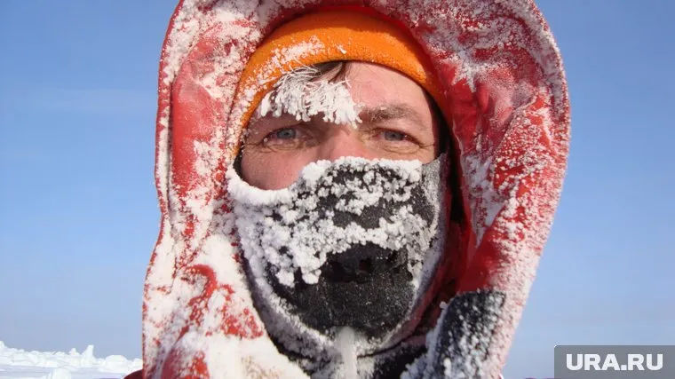 Cудья Александр Андреев на перевале Дятлова. Февраль 2018