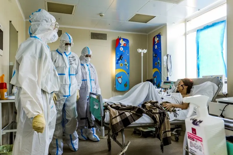 Ковидный госпиталь и родильный дом Областной больницы №2. Челябинск