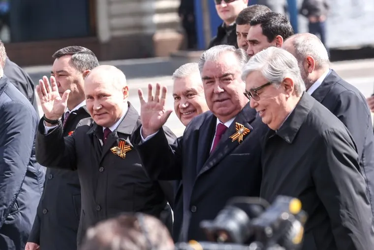 Парад Победы 2023 9 мая на Красной площади в Москве. Москва